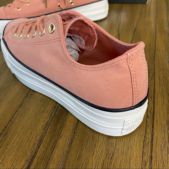 Converse mauve pink CTAS LIFT OX platform sneaker - Picture 8 of 11